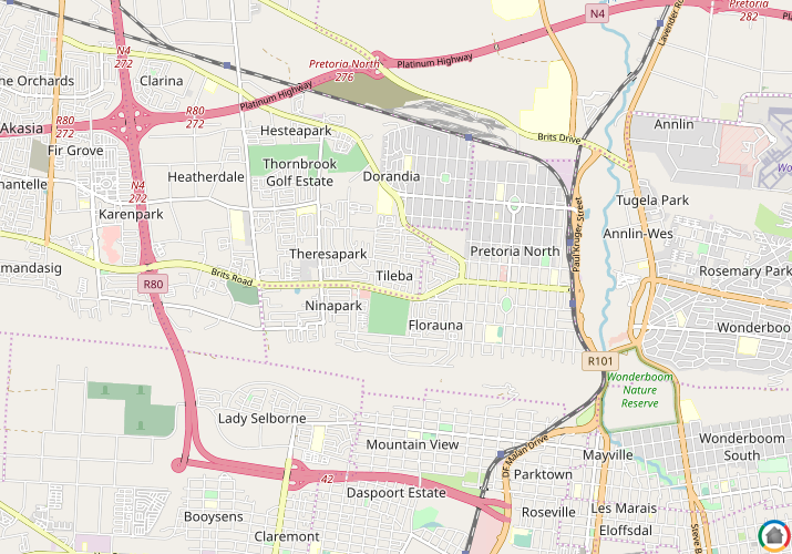 Map location of Tileba